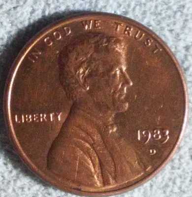 My-1983-D-Lincoln-Penny-From-My-Modern-Coin-Collection-What-Do-Yall-Thank
